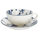 GreenGate Cup&Saucer Vanessa blue-Tasse/Untertasse