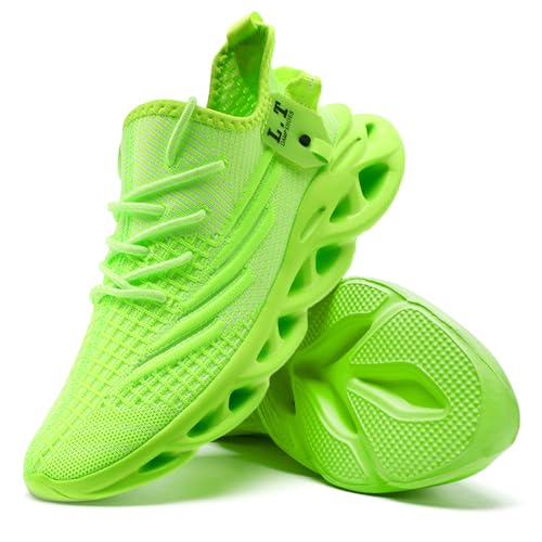 Image of DLWKIPV Men Running Shoes Men's Tennis Shoes Lightweight Breathable Fashion Sneakers Non Slip Workout Gym Shoes for Running