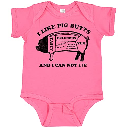 inktastic I Like Pig Butts Baby Bodysuit
