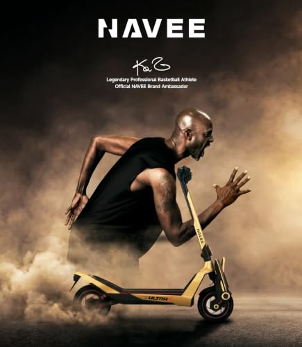 NAVEE UT5 Ultra X Supercar Electric Scooter, 43.5 mph Speed, 74.6 Miles Range, Dual 2400W Peak Motor & Hydraulic Suspension & Oil Disc Brake, Self-Sealing Tires, Flash Charge Off-Road Scooter Adults - image 4
