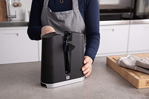 Zwilling V-Edge Professional Knife Sharpener, For Both Western And Japanese Blades, Black #TOP2