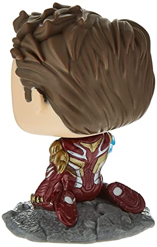 Funko Pop! Avengers Endgame: I Am Iron Man Glow-In-The-Dark Deluxe Vinyl Figure, Multicolored #TOP2