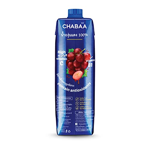 Image of Chabaa 100% Red Grape Juice, 1000 (Pack of 2)