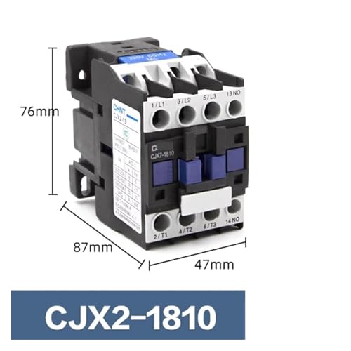 Contacteur de puissance CJX2-1810 pour armoire électrique triphasée