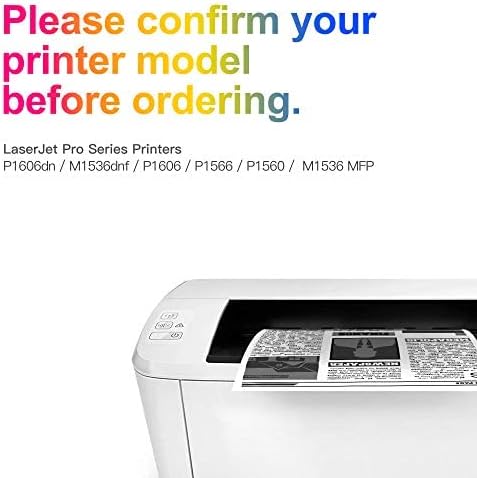 Miniatura 5 de Uniwork Cartuchos de tóner negro 78A (paquete de 2) - Compatible con cartuchos de tóner HP 78A CE278A, funciona con HP LaserJet Pro P1566, P1606