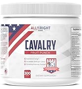All Right Nutrition Cavalry - Preworkout & Energy Formula for Explosive Workouts & Pumps - Fruit ...