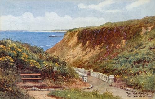 Affiche Toile Portman Ravine par Alfred Robert Quinton reproduction d'art mural 60x90cm