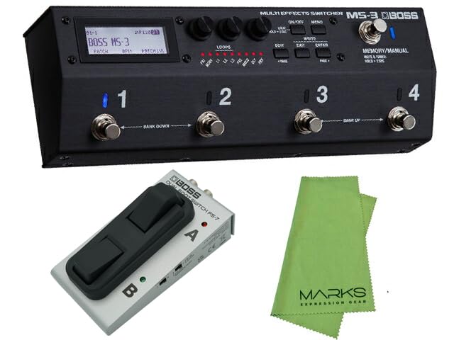 BOSS MS-3 マルチエフェクトスイッチャーとBOSSFS-７フットスイッチ Amazon.co.jp: 【フットスイッチ FS-7セット】BOSS Multi Effects