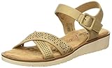  XTI 49942.0, Sandalias con Punta Abierta Mujer, Marrón (Taupe Taupe), 38 EU
