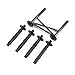 Losi Rear Body Support and Body Posts Black LMT LOS241050 Elec Car/Truck Replacement Parts