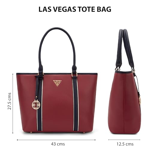 Image of Lavie Signature Las Vegas Woman's Tote Handbag for Women | Tote Bag for Work | Ladies purse | Stylish Shoulder Bag | Gift for Women