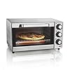 Hamilton beach countertop toaster oven pizza maker large 4 slice capacity stainless steel 31401  urban country home decor