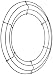 Panacea 36003 Wire Wreath Frame 12"-Green