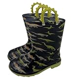 A2Z 4 Kids Dinosaurier-Gummistiefel für Kinder, Jungen, Mädchen, PVC, Regen-Gummistiefel,...