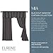 Elrene Home Fashions Mia Jacquard Scroll Blackout Window Curtain, 52