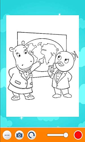 Backyard Coloring page