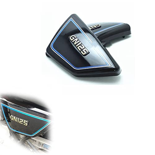 Placas de cubierta lateral de batería Suzuki GN 125 repuestos carenado negro 2