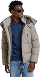 g star whistler hooded parka Reißverschluss G-Star Herren G- Whistler Padded Hooded Jacke 2.0, Beige (elephant skin D25345-D518-G106), L