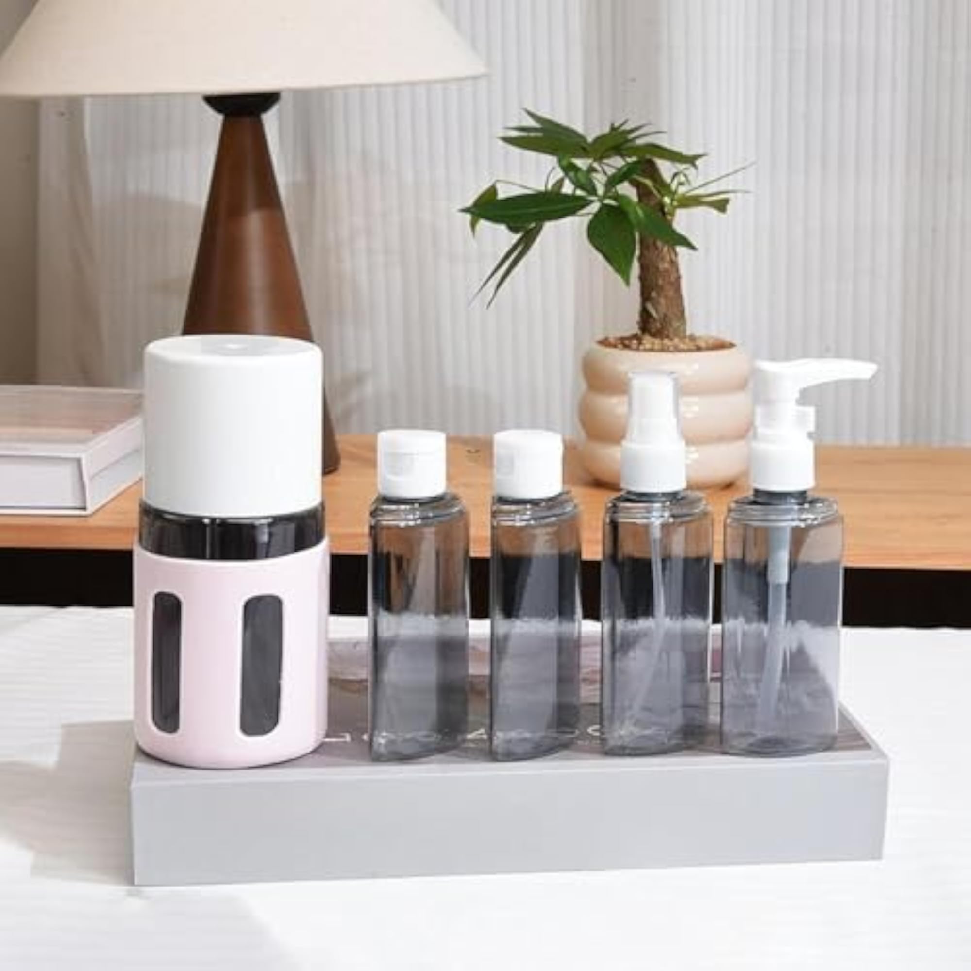 4 in 1 Travel Bottles Compact Containers Set