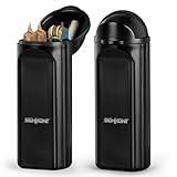 Top Best Joint Holder Case: Great Products For The Busy Joint Smoker 8 SEMKONT Pre Rolled Cone Storage Box,Flip Top 3 Hole Cigarette Case, Anti-Pressure Sealed Storage Tank, Accessories Holder Case Storage Lighters and Pre-Rolled Cones