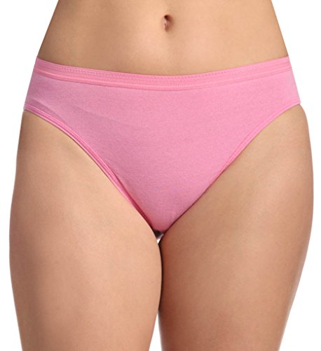 Image of Fruit of the Loom Women's 3 Pack Assorted Cotton Hi-Cut Panties
