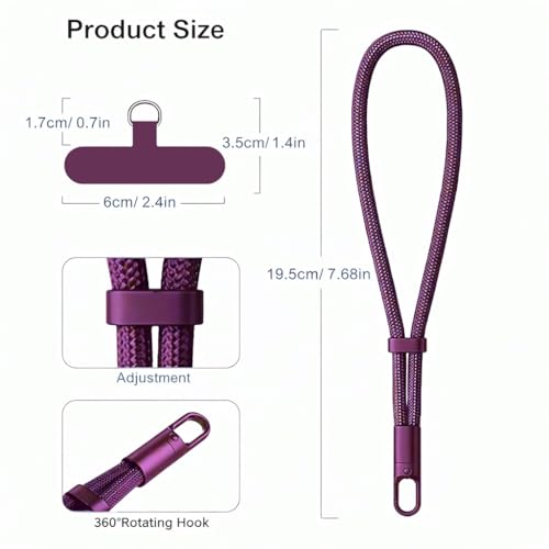 Image of AccuPrints Sumiko rotational Phone crossbody wrist lanyard 360 degree rotational parents