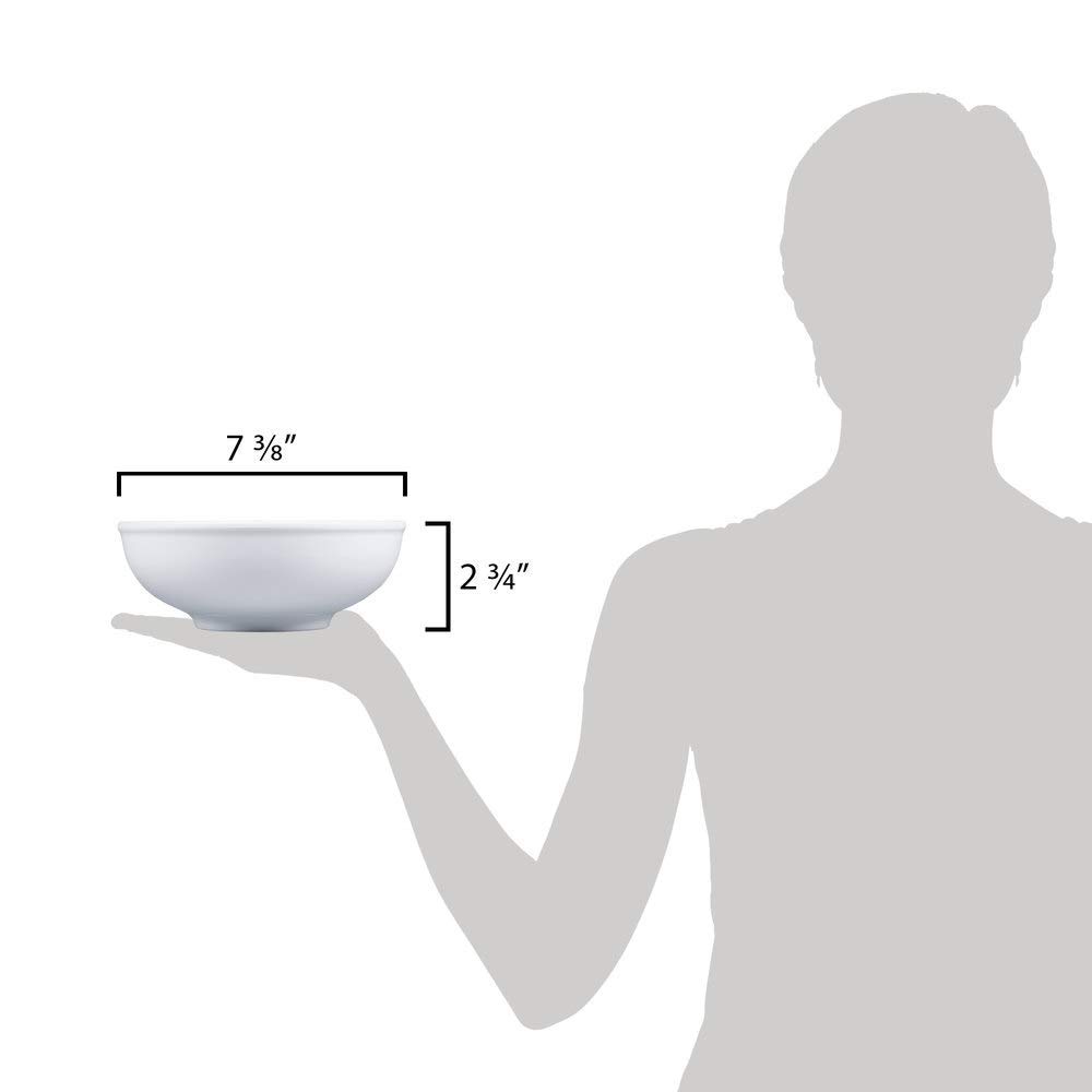 Thunder Group 42 oz, cuenco de fideos de 7 3/8" X 2 3/4", Imperial (2)