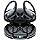 occiam Active Noise Cancelling Earbuds Wireless Bluetooth Headphones Ear Buds 90Hrs Playback Stereo Bass Earphones with Mic Over-Ear Hooks IPX7 Waterproof Headset for Work Sports Running Matte Black