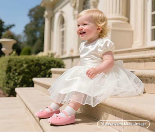 Image of PHIRAMIN Toddler Girl Mary Jane Dress Shoes-Little Girl School Uniform Shoes for Wedding Party