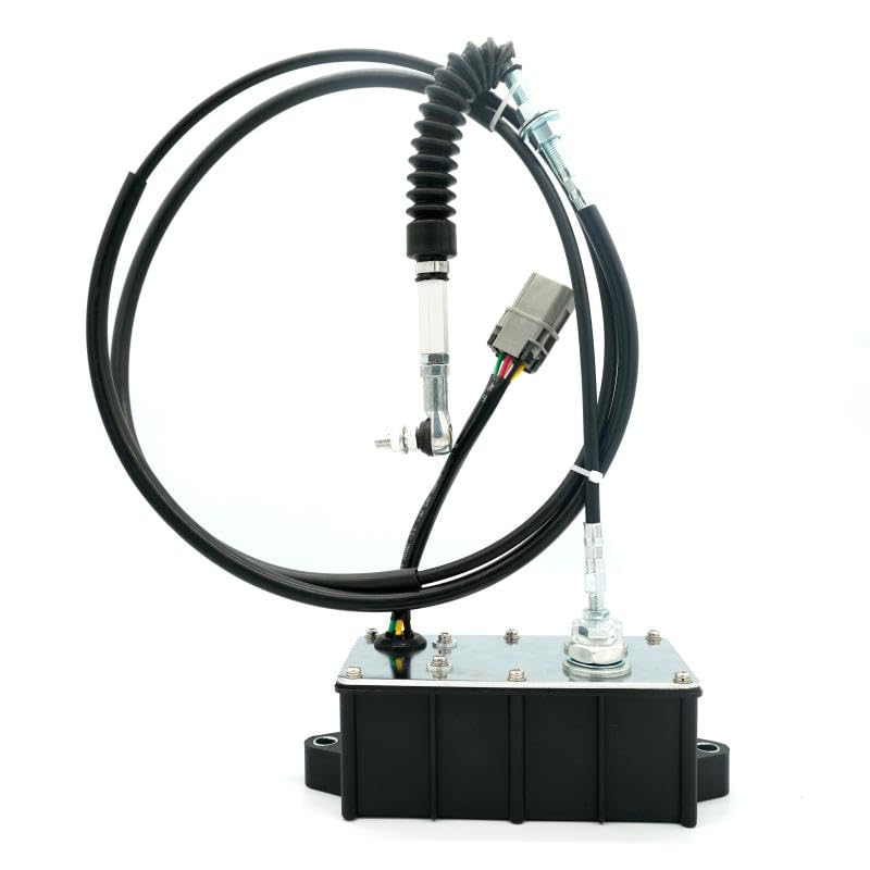 24V Throttle Motor 532-00008 Compatible with Excavator DX60 DH225-7 DH300-5 DH300-7 DH258-5 DH258-7 DH360-5 DH420-5 DH420-7 DH370-7 DH150-7 (Long line 2.28m