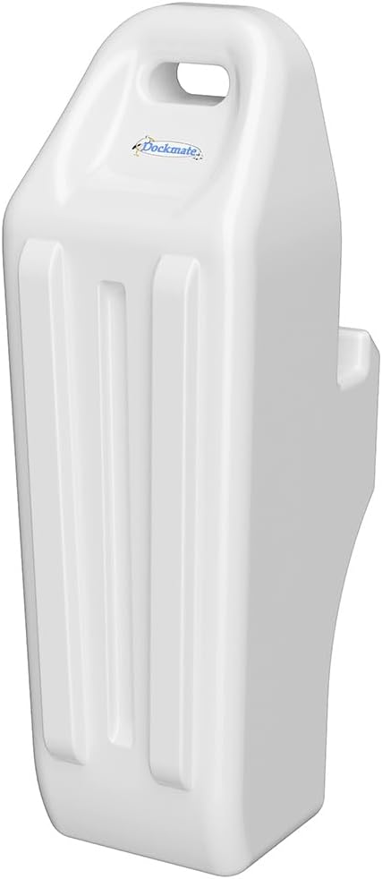 Dockmate Pontoon Bumper | Ultimate Protection for Your Pontoon Boat! | 23.5" L x 7.75" W x 8.5" D | Locking Recessed Groove | UV Protected PVC | Easy Grip Handle