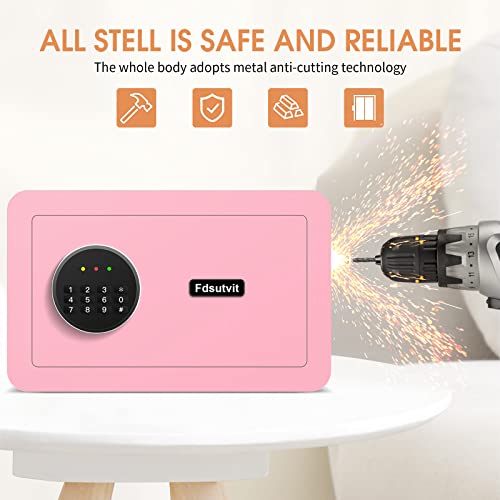 0.5 Cubic Small Home Safe Fireproof Waterproof, Fireproof Safe With Digital Keypad Key, Security Safe Box For Firearm Medicine Money Documents Valuables #TOP5