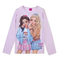 Top Model Langarmshirt mit Talita und Candy 75023 rosa, Größe 164, 14 Jahre