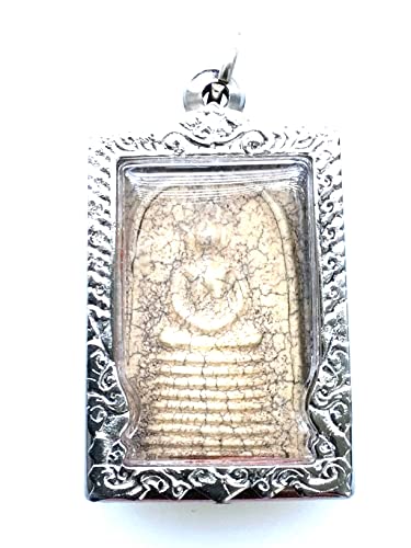 Very Rare Phra Somdet Kao-Chan Wat Rakang Kositaram Old Magic Powder Thai Powerful Amulet