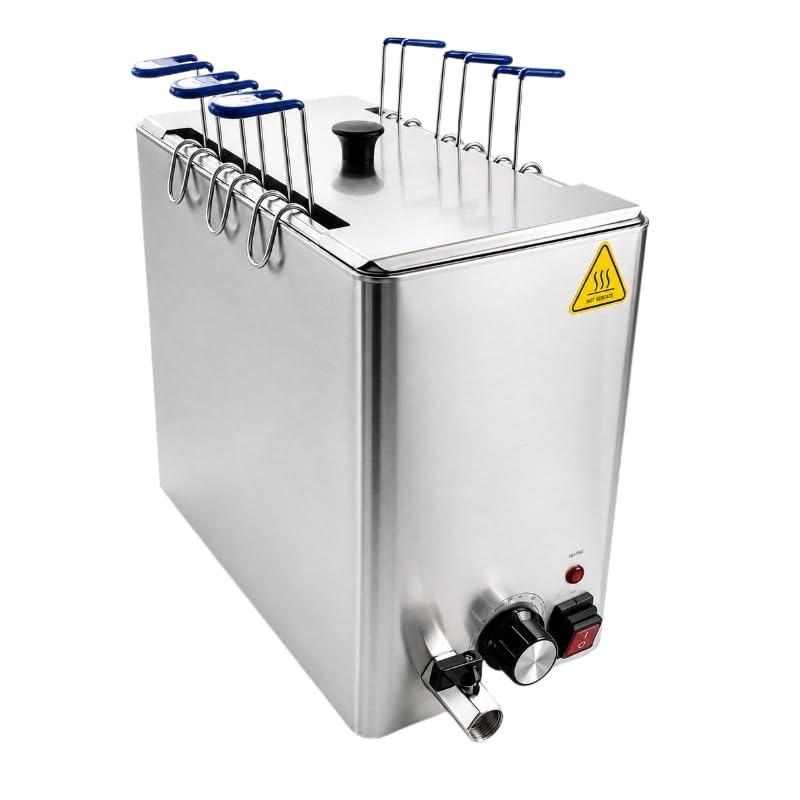 Cuocere per uova professionale 6 scomparti con cesti idiindividuali, 2000 W