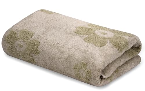Image of Cortina Jacquard Towels for Bath 70 x 140 cm 380 GSM Microfiber Bath Towels, Ultra Soft, Highly Absorbent & Quick Dry for Gym, Beach & Bathroom Towels for Men, Women & Kids Color : Brown