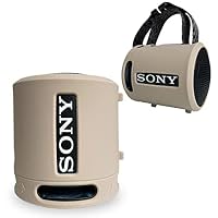 Silicone Cover Case For Sony Srs-Xb13/Xb100 Extra Bass Wireless Portable Compact Speaker,Protective Skin Sleeve Shell For Sony Srs-Xb13 Speaker Accessories(Taupe)