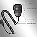 Klein Electronics Compact & Rugged Mini Size Shoulder Mic with PTT Button, Heavy Duty Coild Cord, 3.5mm Earpiece Audio Port, Compatible with Sonim XP5s, XP5plus, XP8, XP10 Accessories