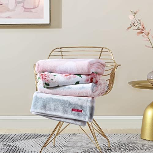 Image of Betsey Johnson - Throw Blanket, Buttery-Soft Throw Blanket for Couch or Bed, Boldly Plush & Oversized Bedding (Dotted Heart Pink, 50 inch x 70 inch)