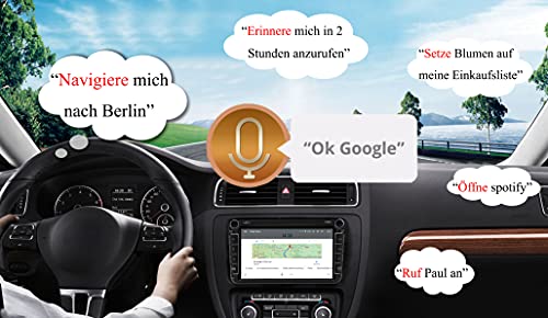 M.I.C. AV8V7-Ultra Android 13 Autoradio mit navi Qualcomm Snapdragon 665 8G+256G Ersatz für VW Golf t5 touran Passat RNS RCD Skoda SEAT: SIM DAB Plus BT 5.0 WiFi 2din 8 IPS Panzerglas Bildschirm USB