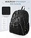 suradar Schulrucksack Teenager Mädchen Schultasche Wasserdichter Leichter Rucksack Damen für die Schule Teenager Mädchen Schwarzer Rucksack School Bag Womens Backpack Casual Daypacks Schwarz