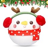 Doudou de Noël : le pingouin en peluche est idéal comme cadeau d'anniversaire, cadeau de Noël ou surprise pendant la période de Noël