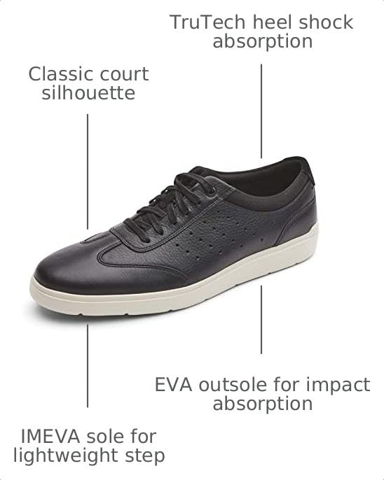 Image of Rockport Men's Total Motion Court T-Toe