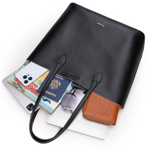 Bolso Tote de Cuero Milan Chiva para Mujer miniatura 6