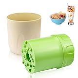 【L'emballage comprend】Vous recevrez une râpe à fruits et un porte-fruits. La taille de la râpe à fruits est de 13 x 8,5 x 8,5 cm et peut accueillir des aliments d'un diamètre inférieur à 8,5 cm. La râpe à pomme a un poids d'environ 230 g, elle est légère, pratique et facile à transporter.