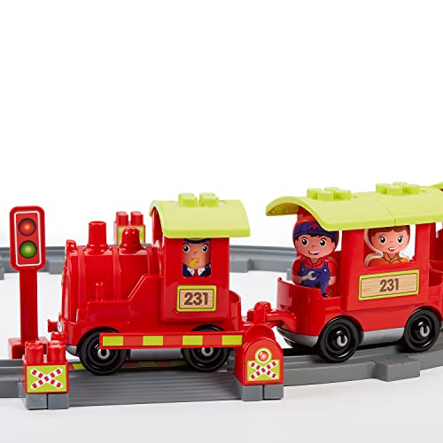 Jouets Ecoiffier - 3067 - Train - Jeu de Construction pour Enfant - Abrick - Dès 18 Mois - Fabriqué en France