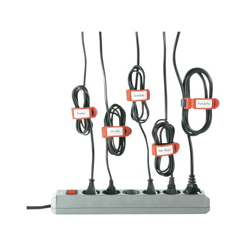 Label-the-cable LTC 2613 Negro presilla - sujección para cables (20,5 cm) Cover