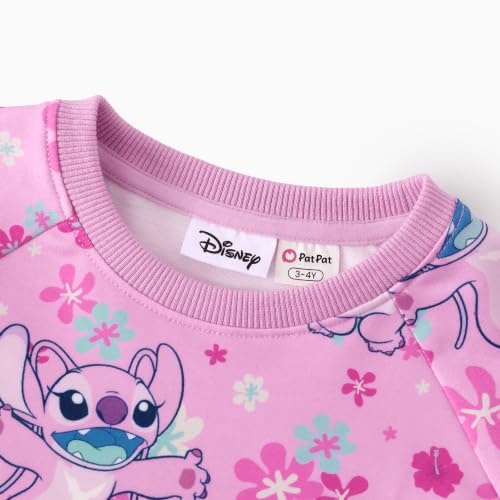 Image of Disney Outfits for Girls Long Sleeve Shirt Pocket Pant Toddler Sweatsuit
