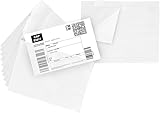 IMBALLAGGI 2000 - 250 Buste Trasparenti Porta Documenti 235x175mm Autoadesive, Bustine per Pacchi, Resistenti di Alta Qualità - Buste per Spedizioni Portadocumenti A4 e A5, Bolle di Consegna, Fatture