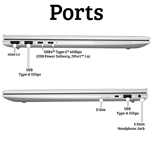 Image of HP EliteBook 840 G9 14'' FHD IPS (Intel 10-Core i7-1255U 32GB RAM 2TB SSD Iris Xe) Business Laptop 2 x Thunderbolt 4 |Webcam | Fingerprint | Backlit KB| 3-Year Warranty | Win 11 Pro